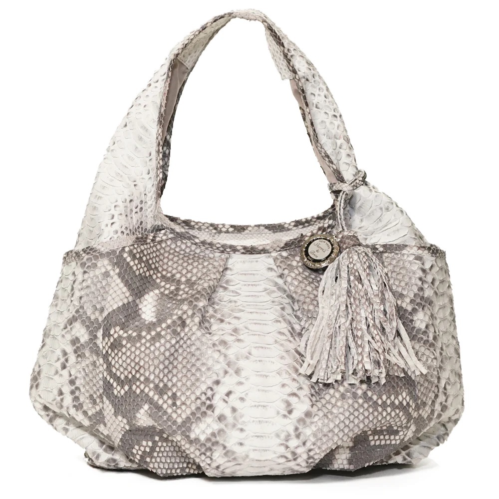 277. NWT WOMENS SHERRILL & BROTHERS MARCIA GENUINE PYTHON HOBO BAG